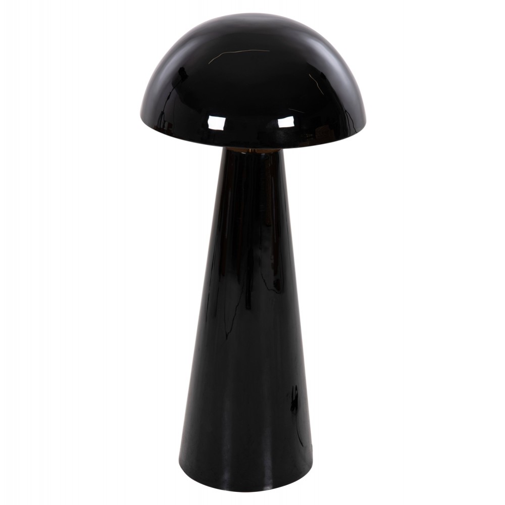 Φωτιστικό επιτραπέζιο "SMUSH" από μέταλλο σε μαύρο χρώμα Φ32,5x69