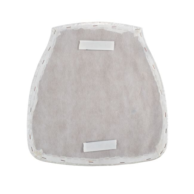 Μαξιλάρι καθίσματος "TIFFANY" από ύφασμα σε χρώμα λευκό