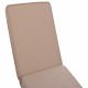 Μαξιλάρι καρέκλας "CHIOS" από ύφασμα σε χρώμα μπέζ 102X46X7