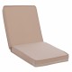 Μαξιλάρι καρέκλας "CHIOS" από ύφασμα σε χρώμα μπέζ 102X46X7