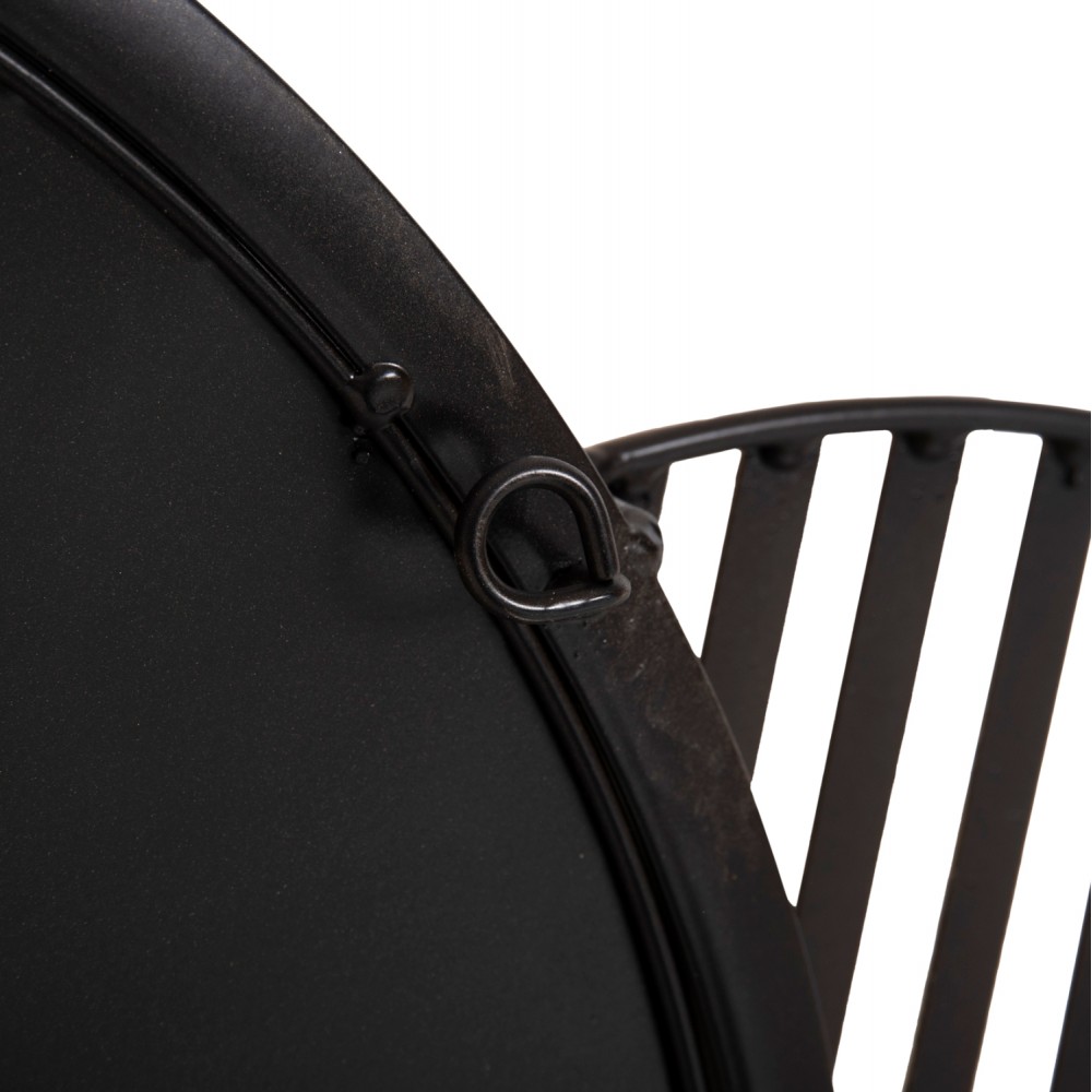 Διακοσμητικό τοίχου από μέταλλο σε χρώμα μαύρο/χρυσό 81,5x46,5