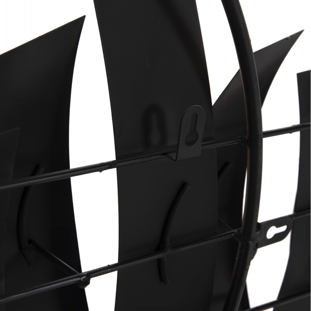 Διακοσμητικό τοίχου από μέταλλο σε χρώμα μπλέ/χρυσό 90,5x50