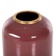 Διακοσμητικό βάζο δαπέδου "RAKSASA" από μέταλλο σε χρώμα κερσί/χρυσό/περλέ Φ24x69
