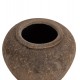 Διακοσμητικό βάζο "ZATI" από τερακότα σε χρώμα γκρι Φ34x26
