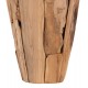 Διακοσμητικό βάζο "ZENIA" από ξύλο σε χρώμα φυσικό Φ20x40