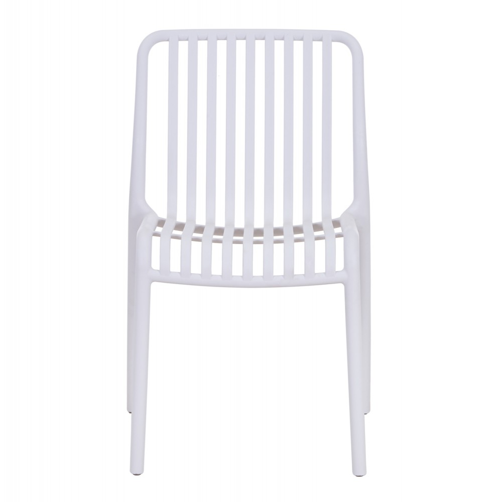 Καρέκλα "CONVEE" από πολυπροπυλένιο σε χρώμα λευκό 48x56x79