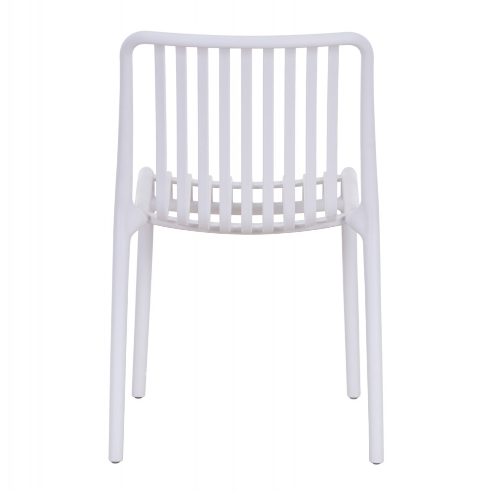 Καρέκλα "CONVEE" από πολυπροπυλένιο σε χρώμα λευκό 48x56x79