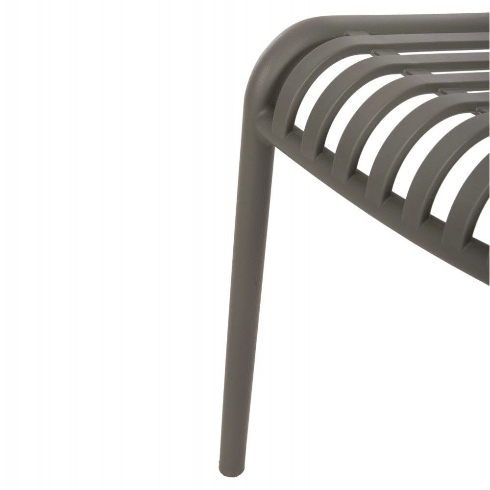 Καρέκλα "CONVEE" από πολυπροπυλένιο σε χρώμα dark olive 48x56x79