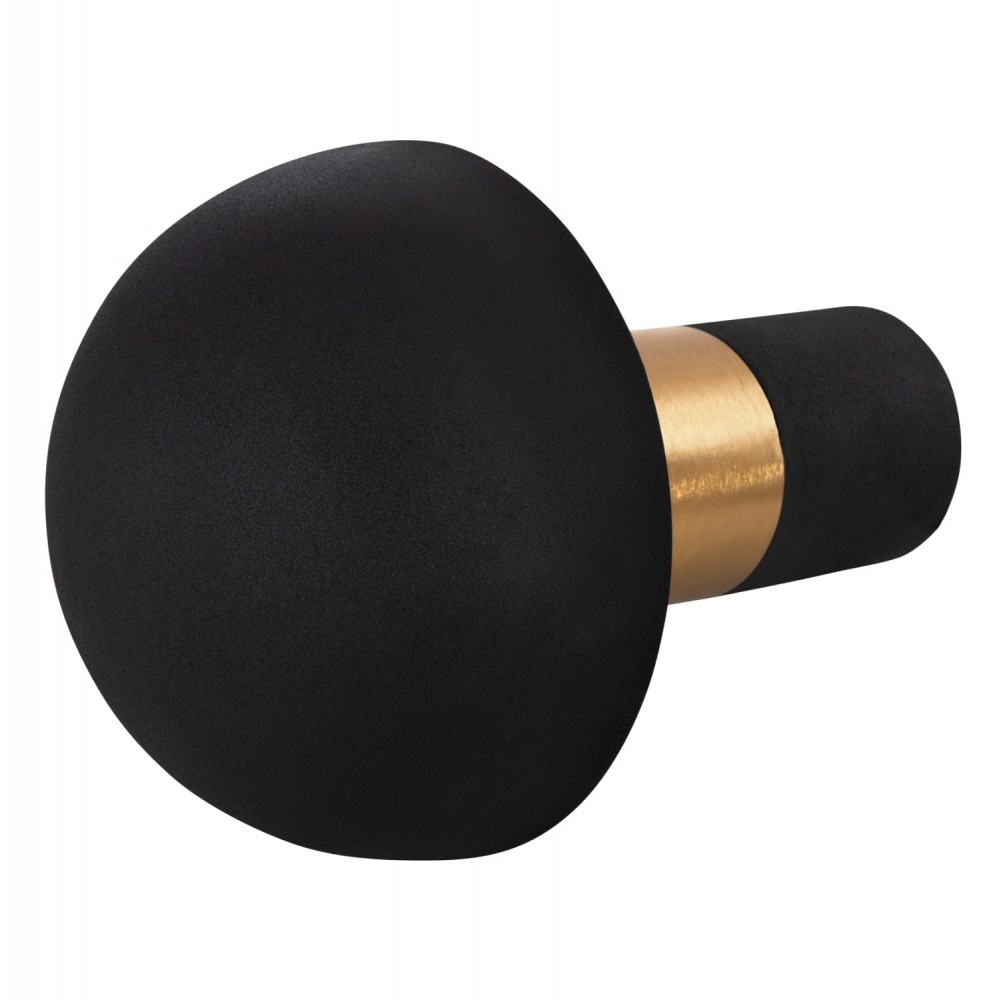 Φωτιστικό επιτραπέζιο "PUNE" από μέταλλο σε μαύρο/χρυσό χρώμα Φ31x44