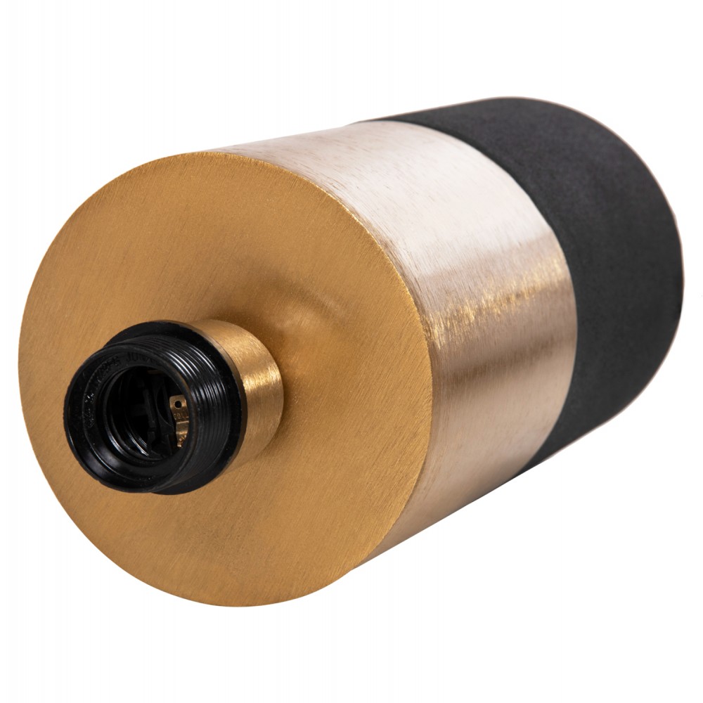 Φωτιστικό επιτραπέζιο "PUNE" από μέταλλο σε μαύρο/χρυσό χρώμα Φ31x44