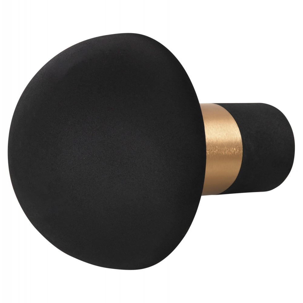 Φωτιστικό επιτραπέζιο "PUNE" από μέταλλο σε μαύρο/χρυσό χρώμα Φ31x41,5