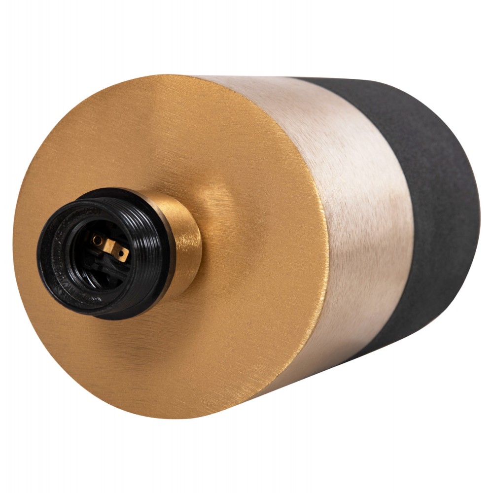 Φωτιστικό επιτραπέζιο "PUNE" από μέταλλο σε μαύρο/χρυσό χρώμα Φ31x41,5