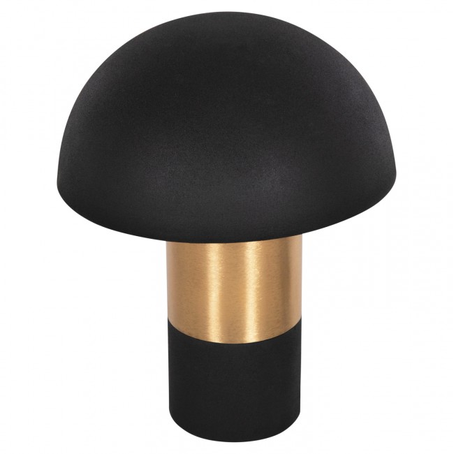 Φωτιστικό επιτραπέζιο "PUNE" από μέταλλο σε μαύρο/χρυσό χρώμα Φ31x41,5