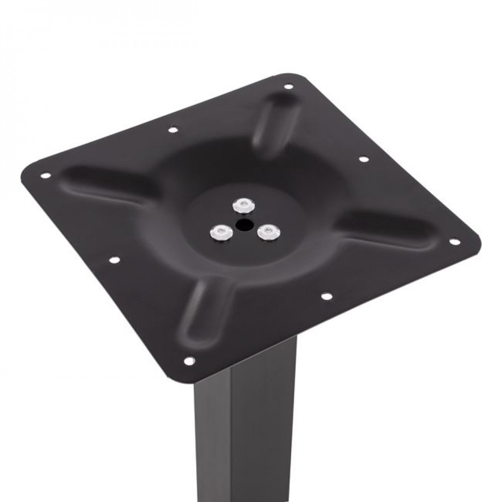 Βάση τραπεζιού από μέταλλο σε γκρι χρώμα 40x40x72