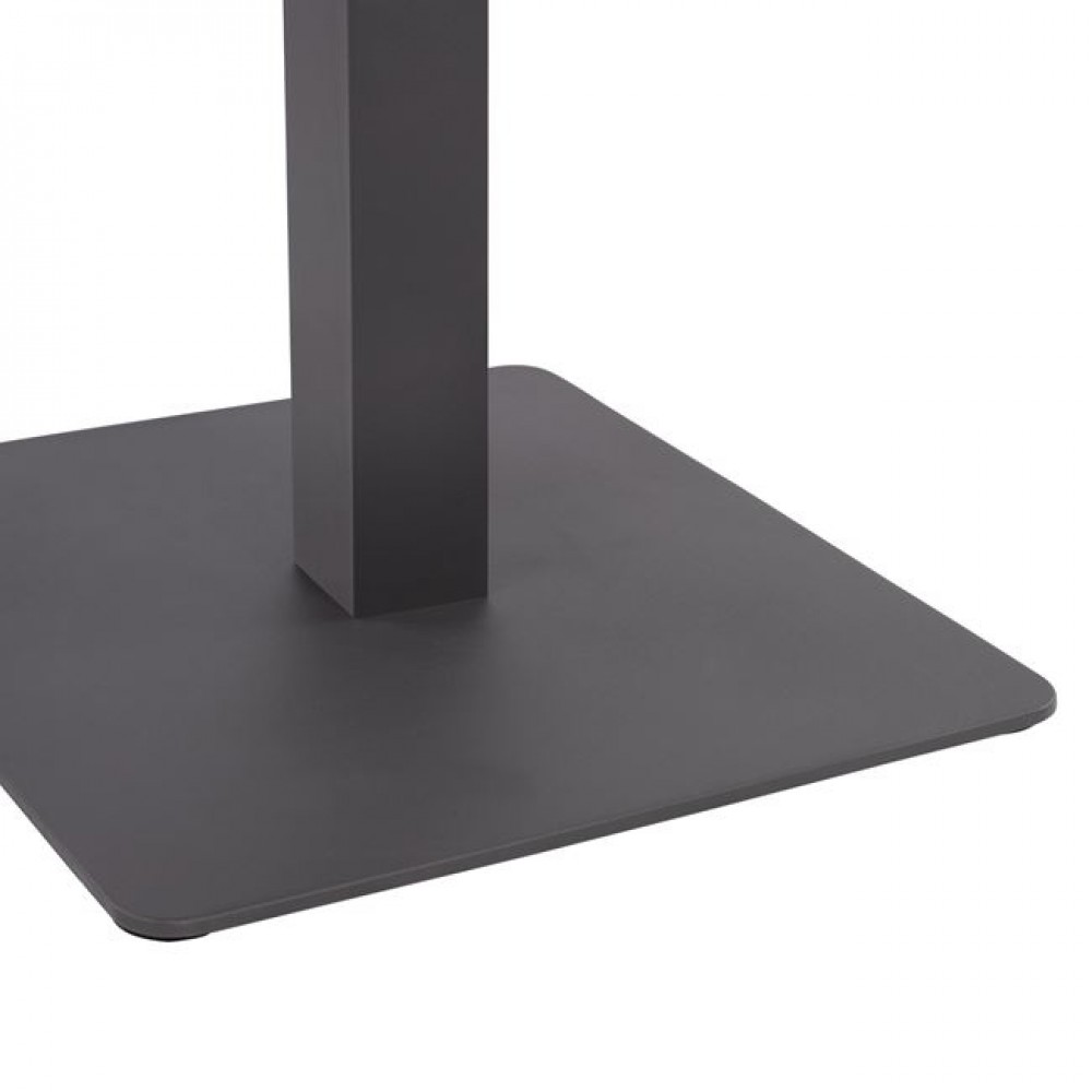 Βάση τραπεζιού από μέταλλο σε γκρι χρώμα 40x40x72