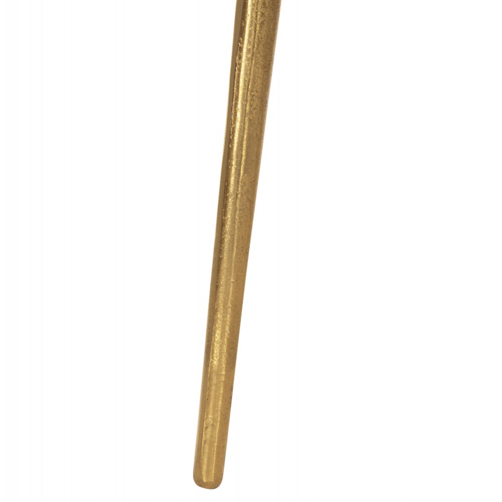 Τραπέζι σαλονιού "ANGUL" από μέταλλο σε χρώμα χρυσό/μαύρο 62x62x44