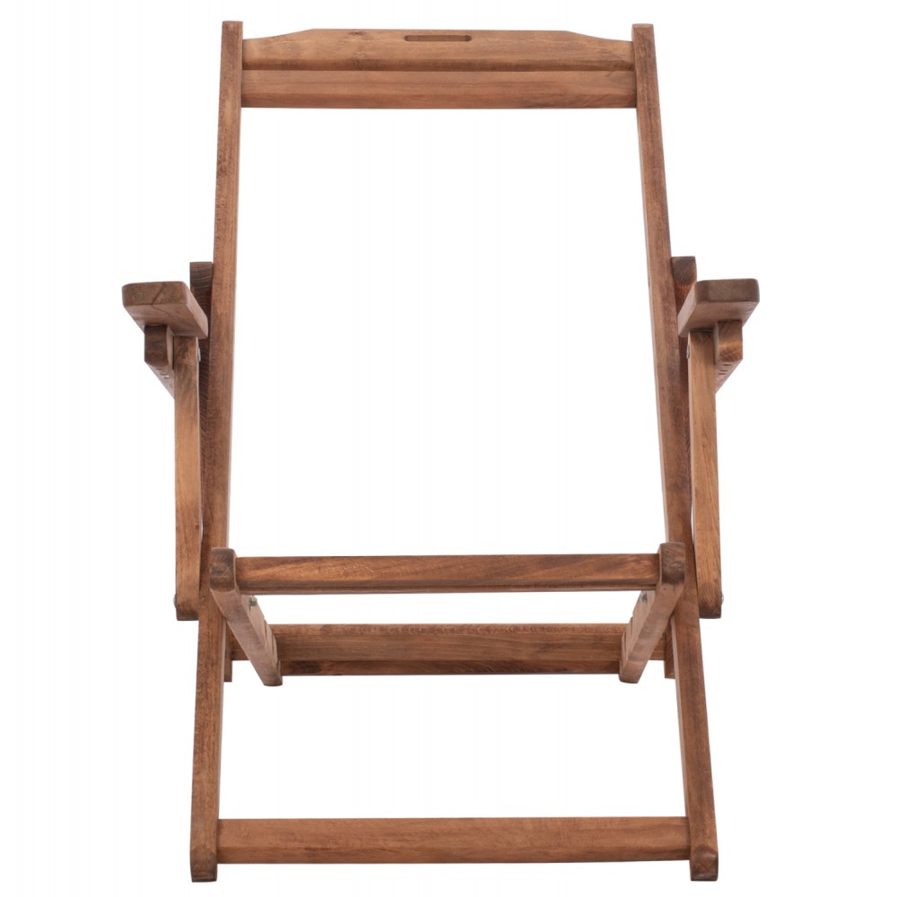 Σεζλόνγκ "ΛΗΜΝΟΣ" από μαφιφ ξύλο σε καρυδί απόχρωση 62,5x97x105