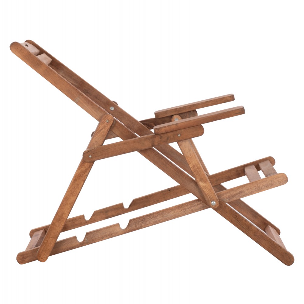 Σεζλόνγκ "ΛΗΜΝΟΣ" από μαφιφ ξύλο σε καρυδί απόχρωση 62,5x97x105