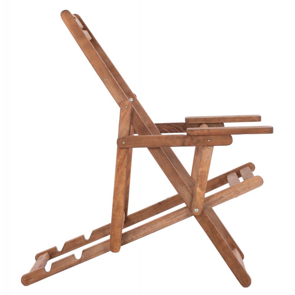 Σεζλόνγκ "ΛΗΜΝΟΣ" από μαφιφ ξύλο σε καρυδί απόχρωση 62,5x97x105