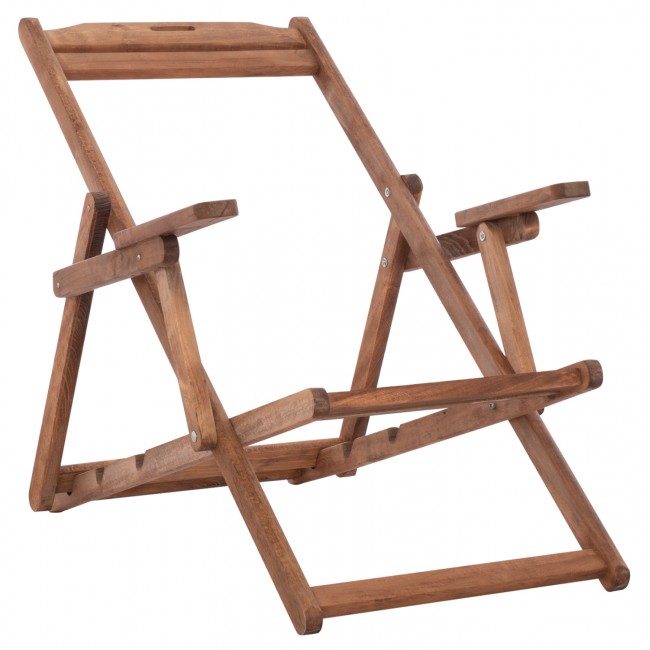 Σεζλόνγκ "ΛΗΜΝΟΣ" από μαφιφ ξύλο σε καρυδί απόχρωση 62,5x97x105