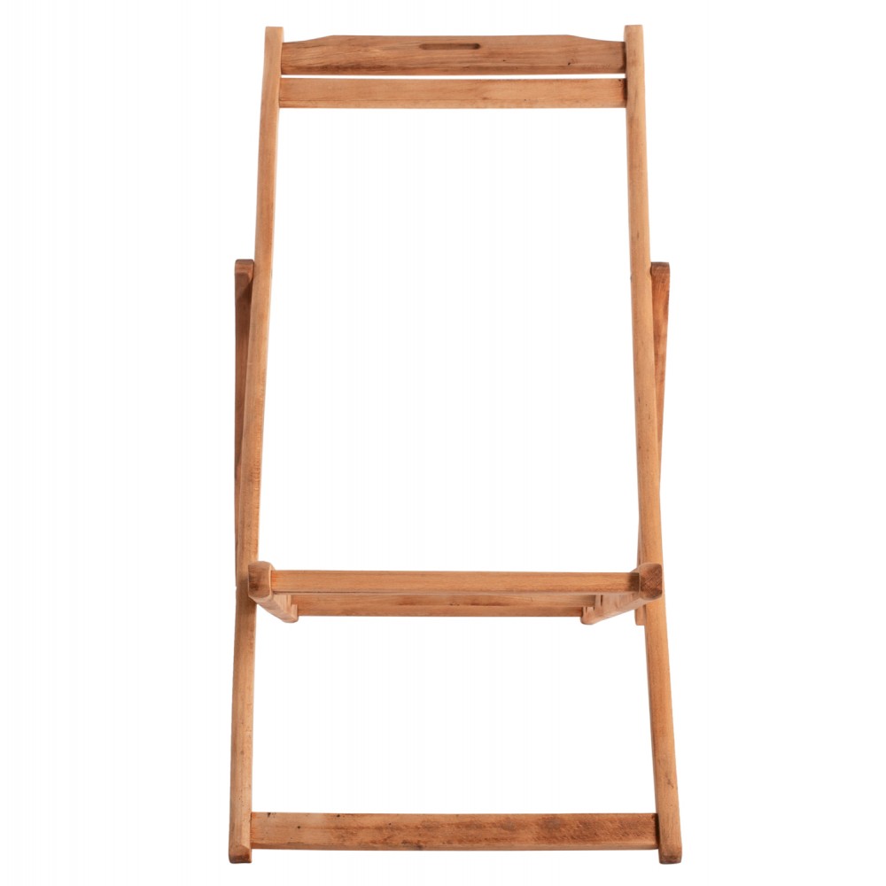 Σεζλόνγκ "ΛΗΜΝΟΣ" από μασίφ ξύλο οξιάς σε χρώμα φυσικό 55,5x97x82-95-105