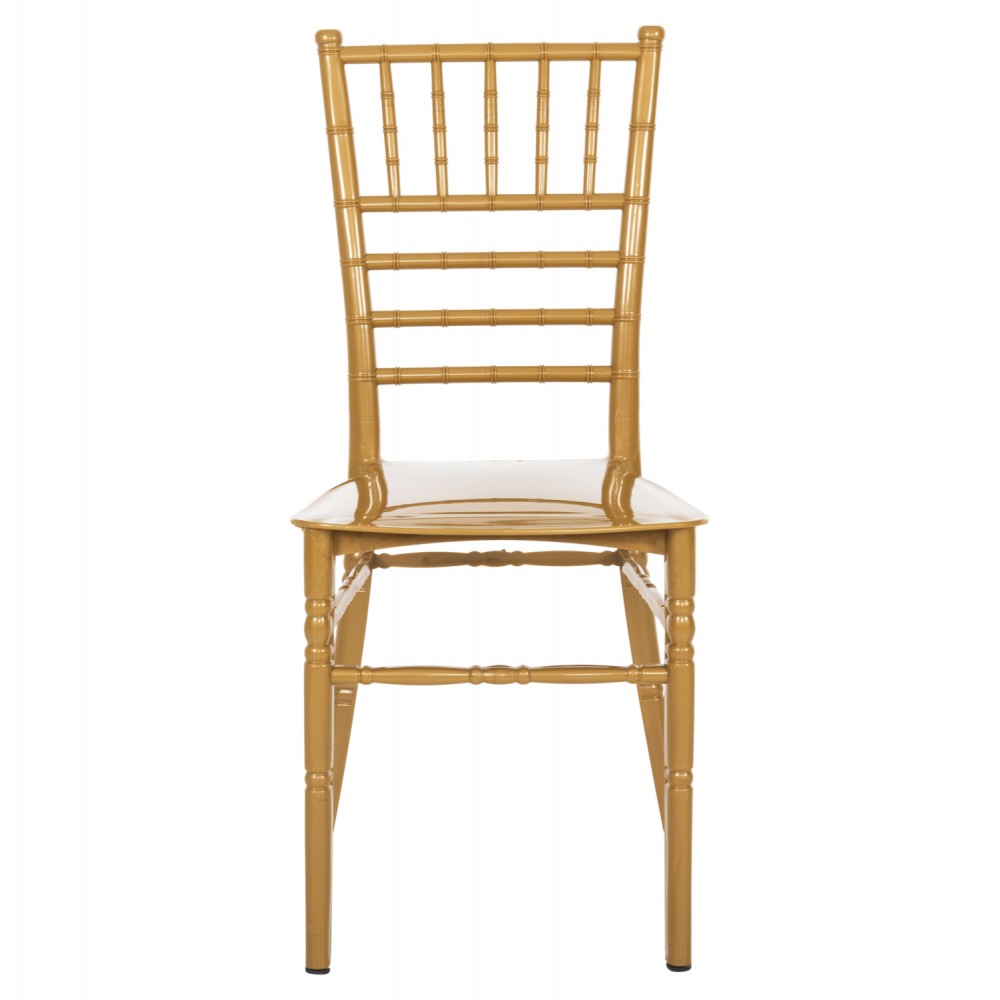 Καρέκλα "TIFFANY" από πολυπροπυλένιο σε χρώμα χρυσό 41.2x49.7x89
