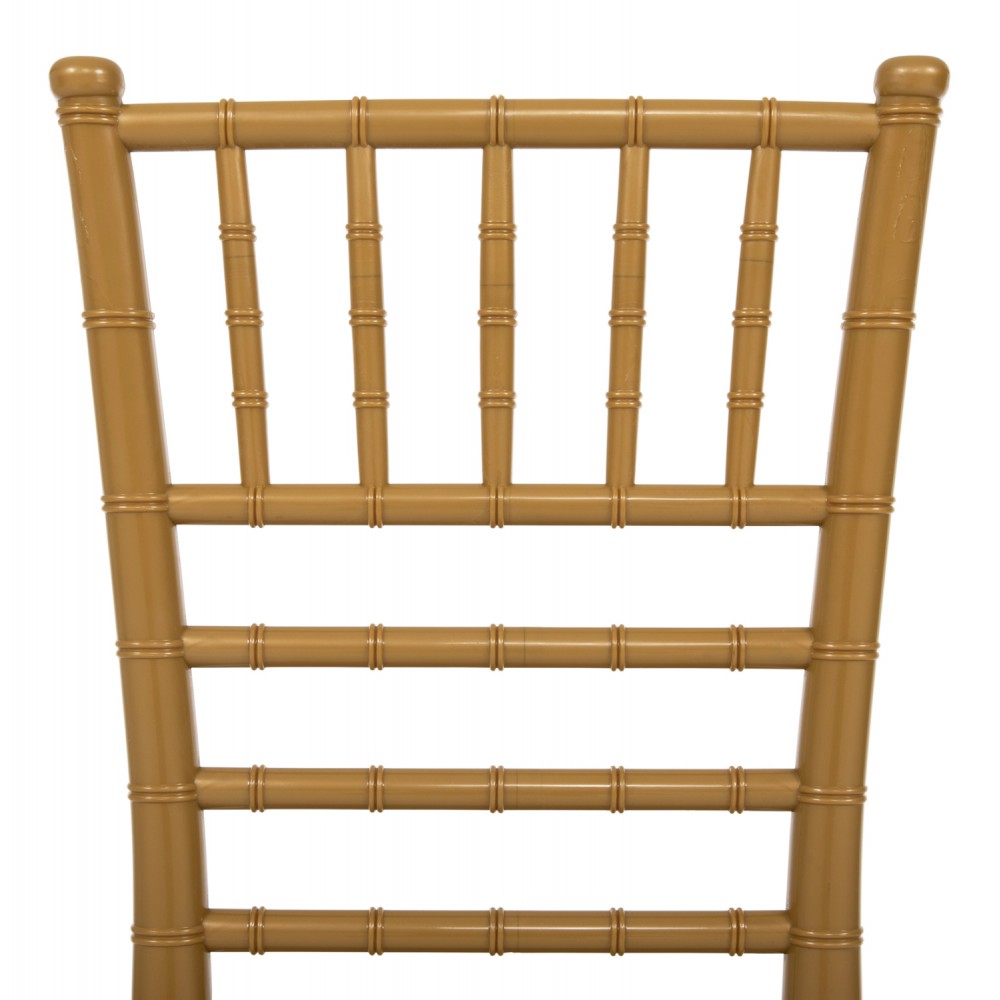 Καρέκλα "TIFFANY" από πολυπροπυλένιο σε χρώμα χρυσό 41.2x49.7x89