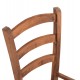Καρέκλα καφενείου "ΠΑΡΟΣ" από ξύλο σε χρώμα καρυδί 40x41x87