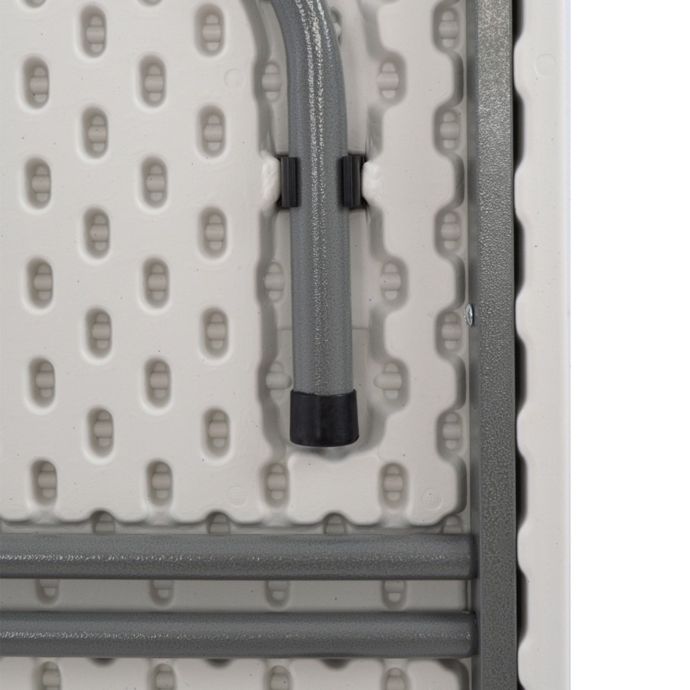 Τραπέζι "CATERING-ΣΥΝΕΔΡΙΟΥ" από PP/μέταλλο σε χρώμα λευκό 180Χ74Χ74