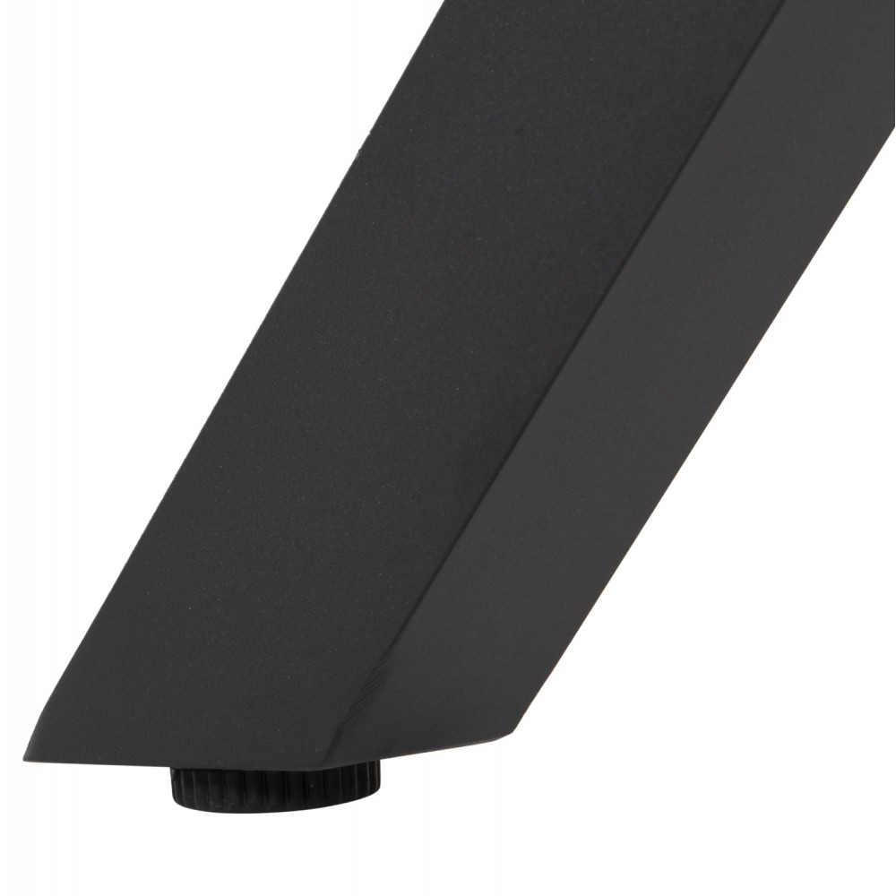 Τραπέζι ''TAWNEE'' από αλουμίνιο/ξύλο σε ανθρακί/φυσικό χρώμα 150x89,5x73