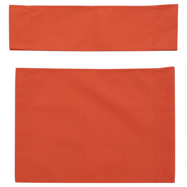 Πανί σκηνοθέτη από textilene σε χρώμα πορτοκαλί 45x39