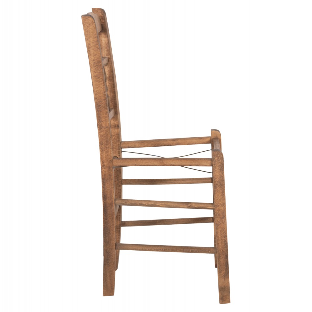 Καρέκλα καφενείου "CHOSEN" από ξύλο σε χρώμα καρυδί 40,5x40,5x87