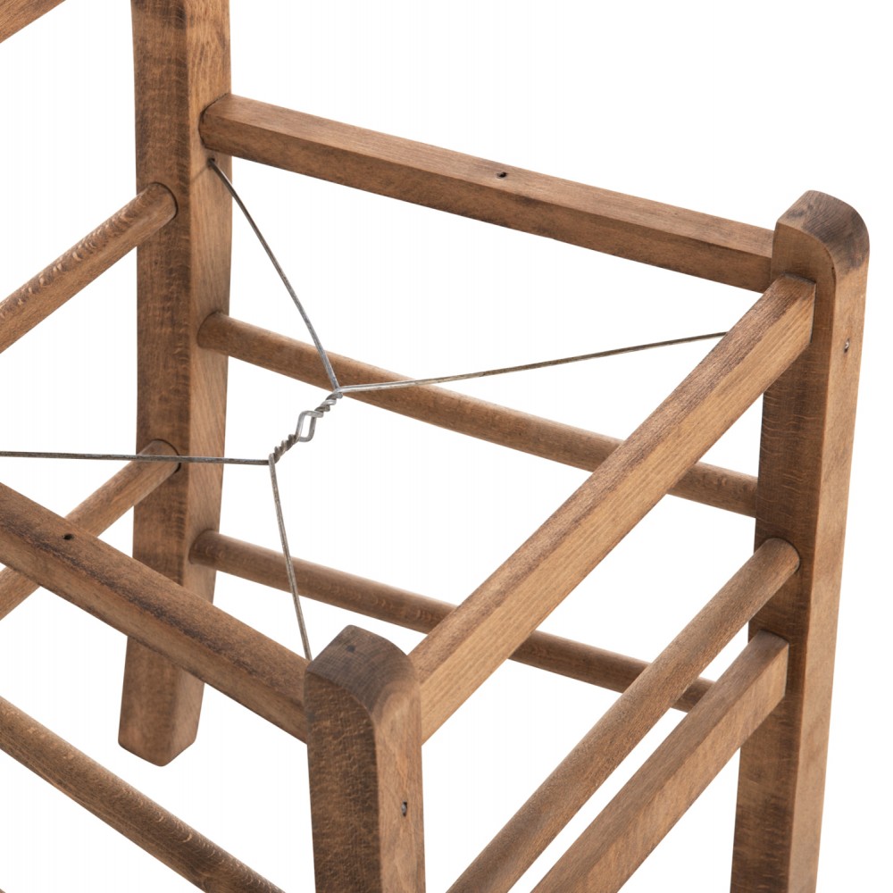 Καρέκλα καφενείου "CHOSEN" από ξύλο σε χρώμα καρυδί 40,5x40,5x87