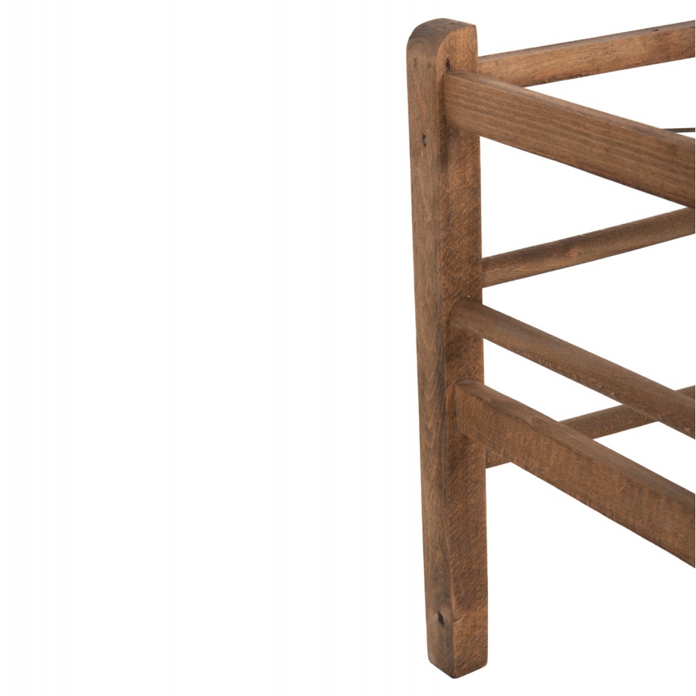 Καρέκλα καφενείου "CHOSEN" από ξύλο σε χρώμα καρυδί 40,5x40,5x87