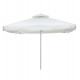 Ομπρέλα επαγγελματική "ALU" από αλουμίνιο/ύφασμα σε λευκό χρώμα 3.5Χ3.5