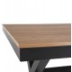 Τραπέζι ''TAWNEE'' από αλουμίνιο/ξύλο σε ανθρακί/φυσικό χρώμα 219,5x89,5x73