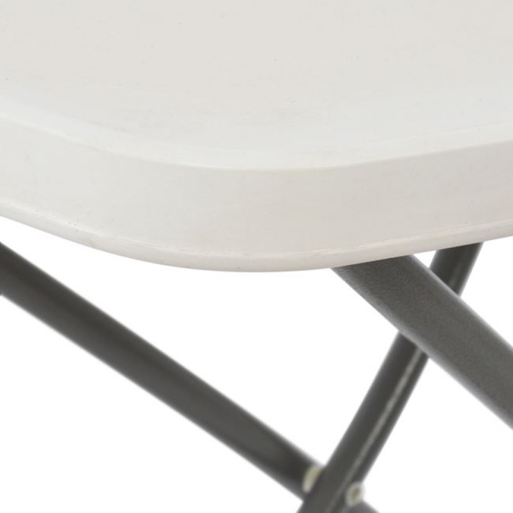 Τραπέζι "CATERING-ΣΥΝΕΔΡΙΟΥ" από PP/μέταλλο σε χρώμα λευκό 75x48x74