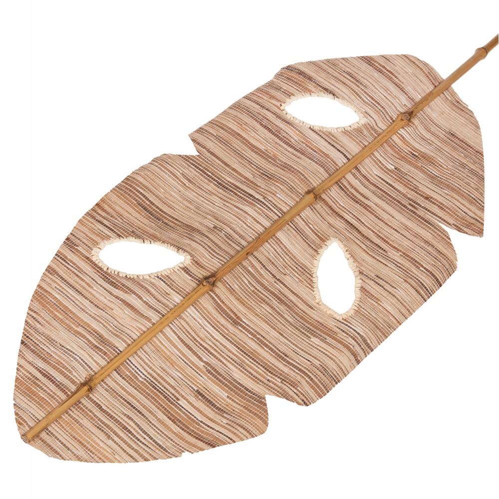 Διακοσμητικό φτερό από υδροϋάκινθο σε χρώμα φυσικό 32x3x200