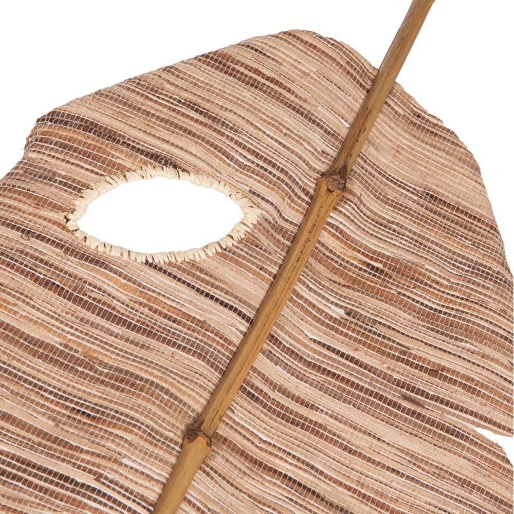 Διακοσμητικό φτερό από υδροϋάκινθο σε χρώμα φυσικό 32x3x200