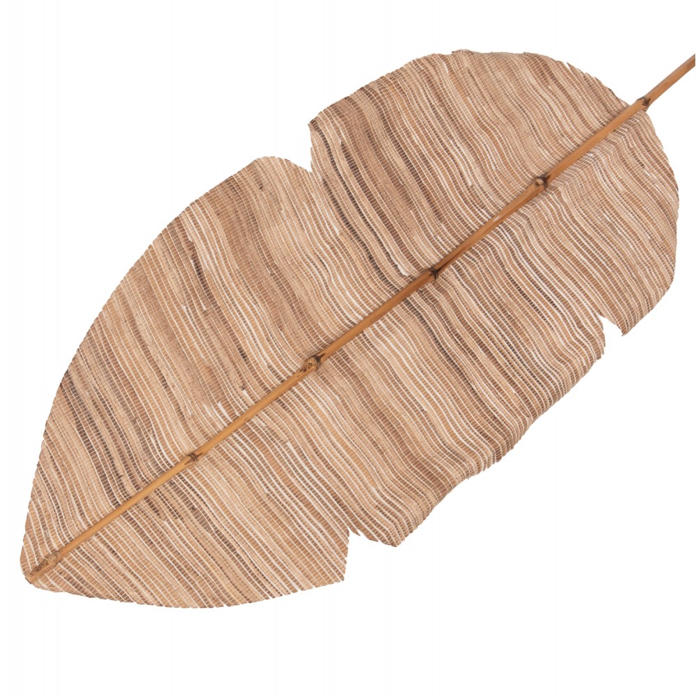 Διακοσμητικό φτερό από υδροϋάκινθο σε χρώμα φυσικό 32x3x200