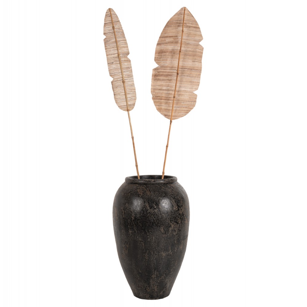 Διακοσμητικό φτερό από υδροϋάκινθο σε χρώμα φυσικό 32x3x200