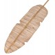 Διακοσμητικό φτερό από υδροϋάκινθο σε χρώμα φυσικό 15x3x200