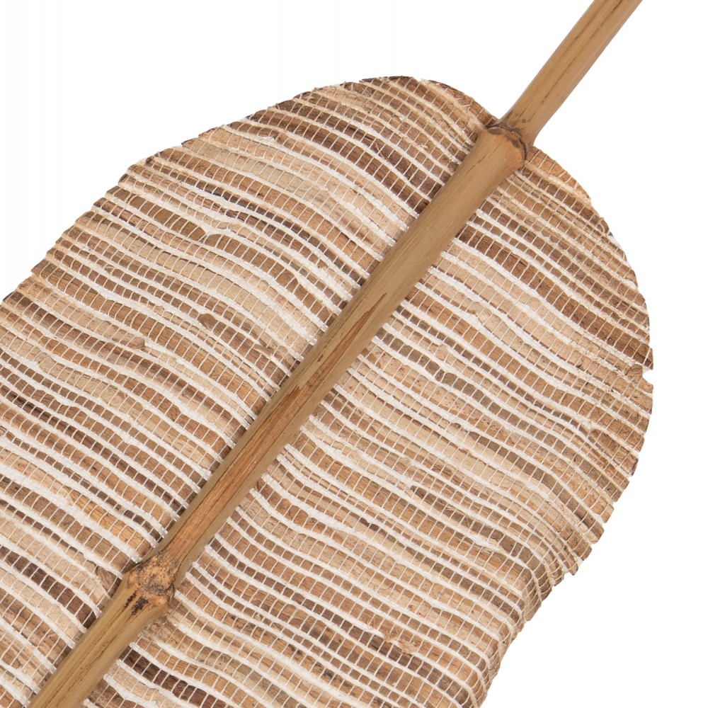 Διακοσμητικό φτερό από υδροϋάκινθο σε χρώμα φυσικό 15x3x200