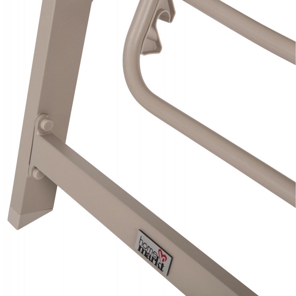 Ξαπλώστρα "RABIA" από αλουμίνιο/textilene σε σαμπανί χρώμα 191,5x55,5x89,5