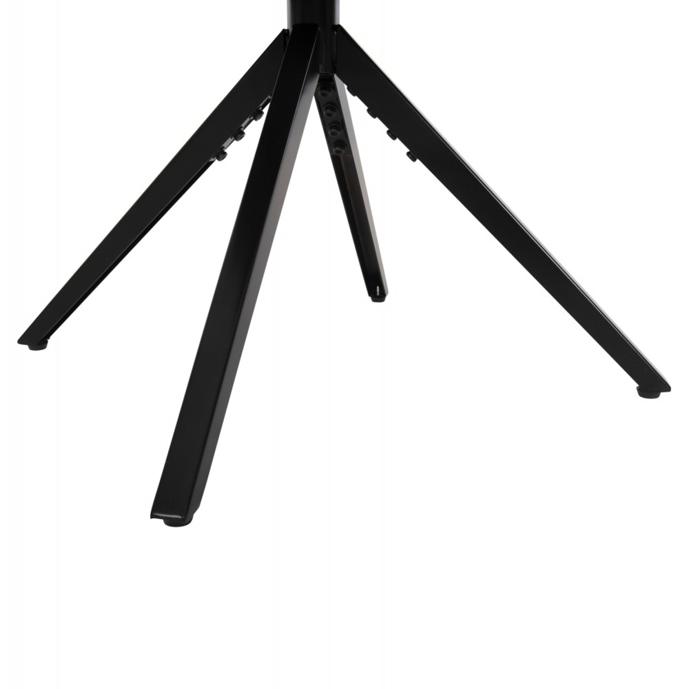 Πολυθρόνα "SHAI" από μέταλλο/ύφασμα σε χρώμα μαύρο/μπεζ 61x63x93