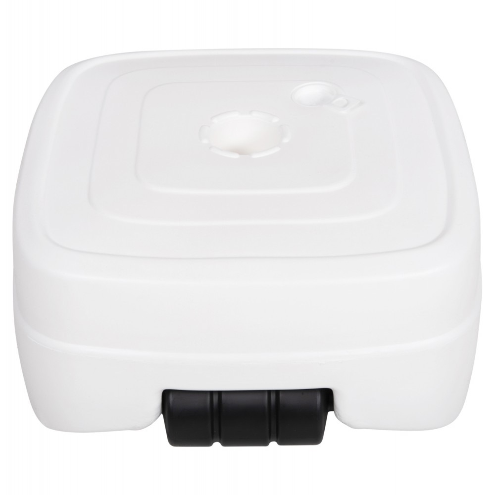 Βάση ομπρέλας "SOLBAS" με ρόδα σε λευκό χρώμα 46,5x23,5