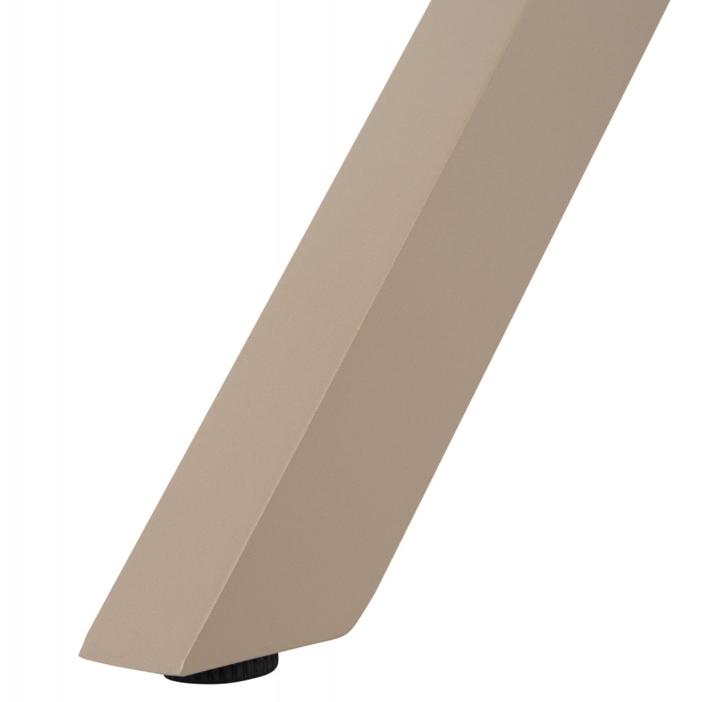 Τραπέζι ''TAWNEE'' από αλουμίνιο/ξύλο σε σαμπανί/φυσικό χρώμα 150x89,5x73