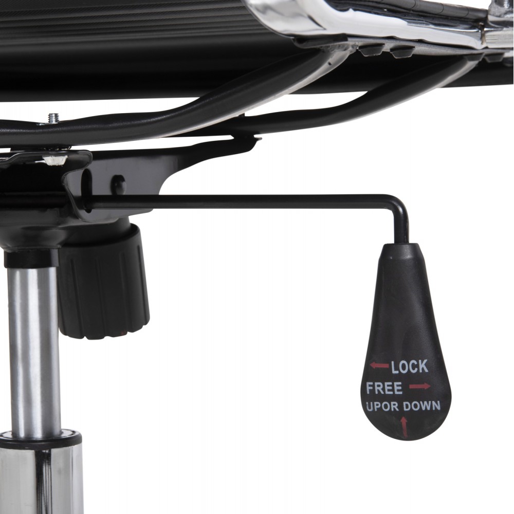 Πολυθρόνα διευθυντή "BOSS" από PU σε χρώμα μαύρο 55x59x110