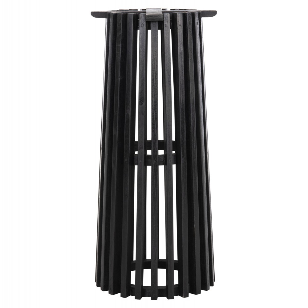 Βάση μπαρ "FRANTZ" από ξύλο σε χρώμα μαύρο Φ40x90