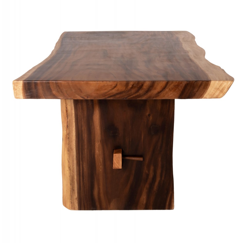 Τραπέζι τραπεζαρίας "ULYSES" από  ξύλο σε χρώμα φυσικό 160x90x78